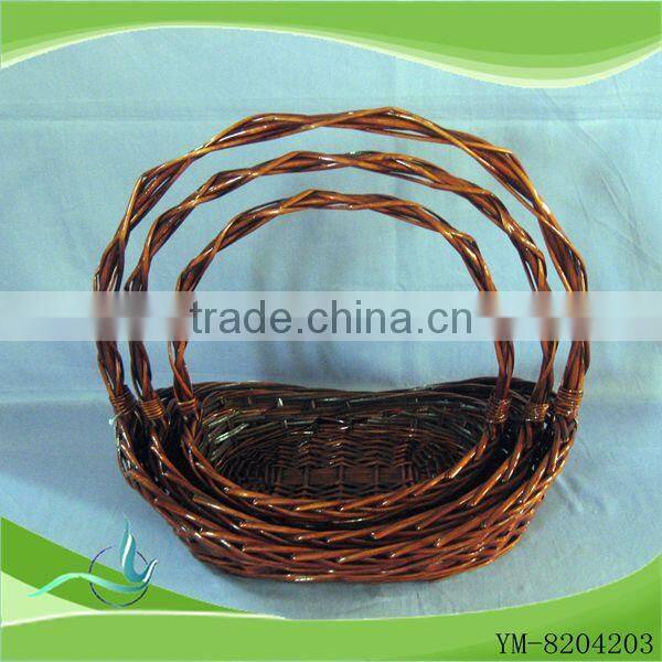 2016 best selling top quality willow basket