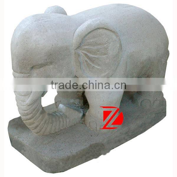 stone little elephant statue