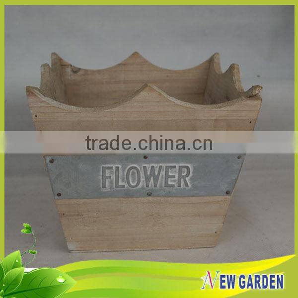 Wooden Decoration basket, Gardeing Colorful Wood Easter Basket