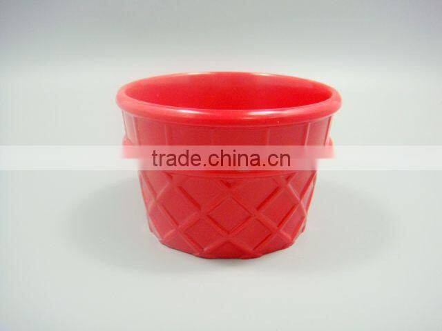 Red solid color soup cup milk cup for kid and children