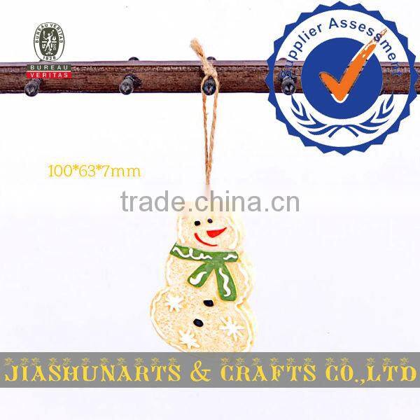 Christmas Snowman Ceramic Biscuit ornaments