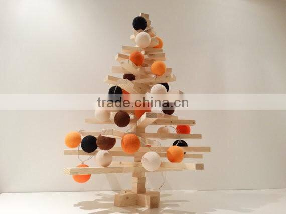 wooden christmas tree