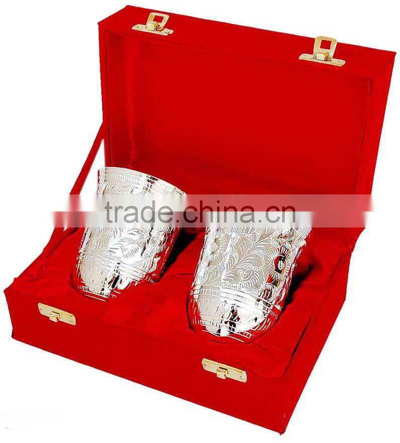 Silver Plated Indian Hand Crafted utensil set