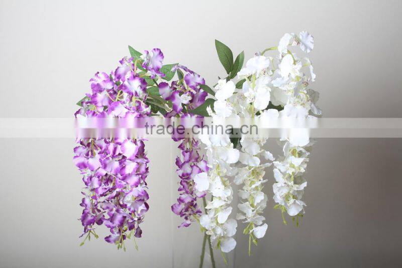 Fake wisteria artificial decorative wisteria flowers for landscaping