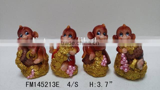 Resin 2016 Newest Russian Monkey Shape Fridge Magnet