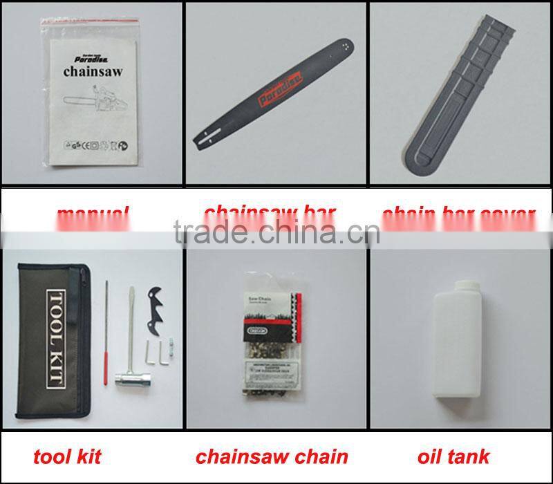 Professional Garden Tools Wood Cutting Machine Chinese ChainSaw