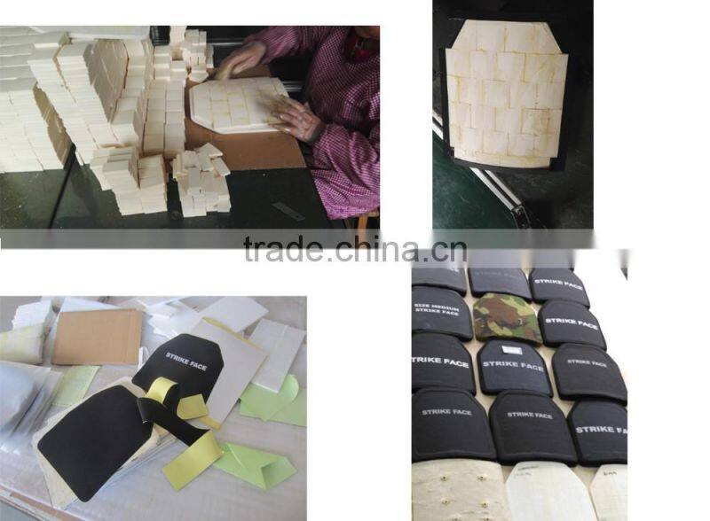 10*12 &10*13 & 6*8 inch polyethylene armor plate in NIJ standard sale