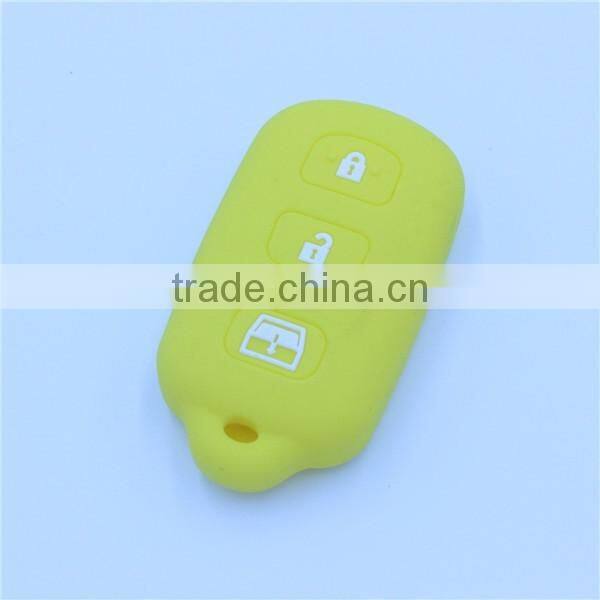 Silicone Car Key Cover fit for TOYOTA 4Runner Sequoia Matrix Remote Key 3+1 BTN