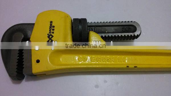 high carbon steel heavy duty pipe wrench