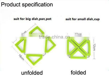 multi-function metal silicone pot trivet