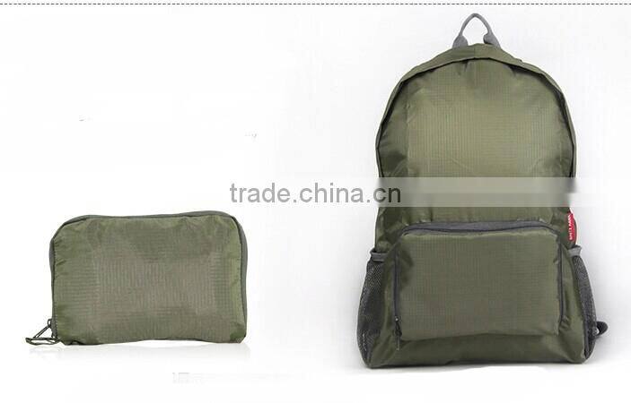 Colorful polka dots folding school bag