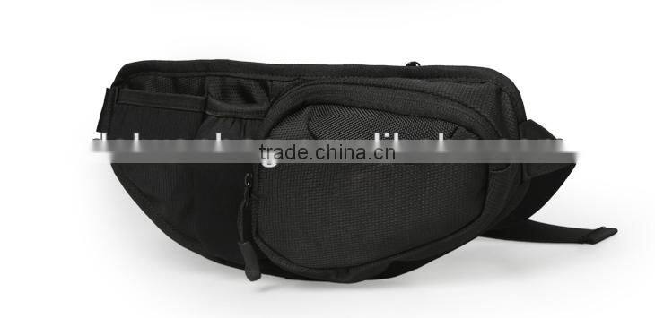 Leisure Black Waist Bag For Man