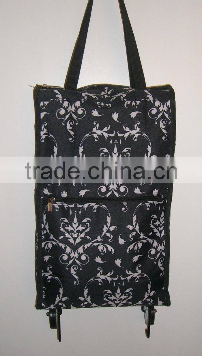 FOLDING SHOPPING BAG/ FOLDING SHOPPING CART with WHEELS