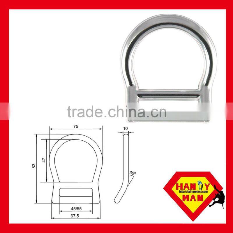 AD243 D ring Forged Aluminum Alloy Protective Equipment Safety D-ring