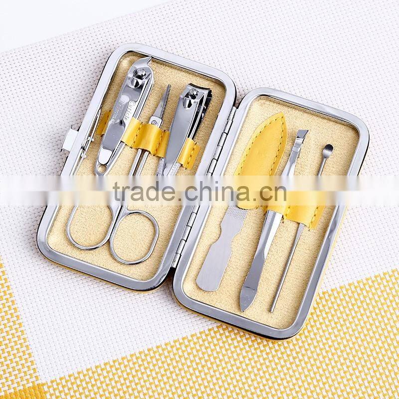 CBF03 OEM factory price newly 6pcs stainless steel nail manicure sets