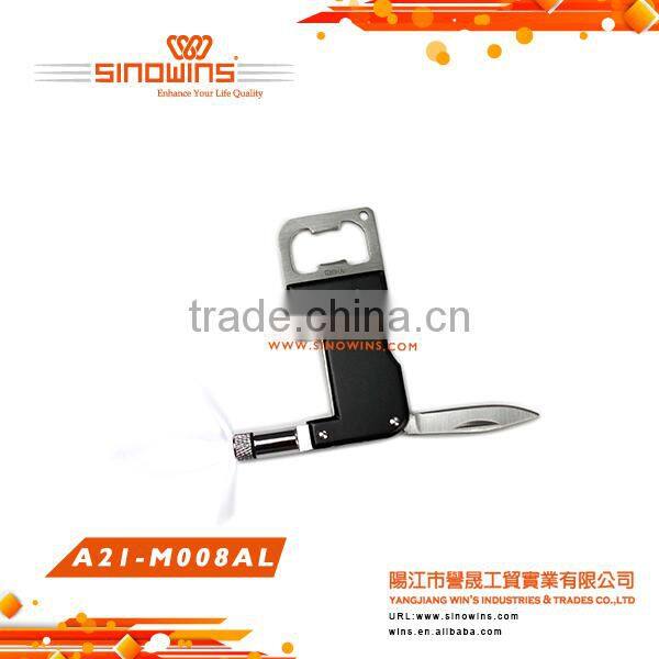 A21-M008AL Multifunctional Key Chain Stainless Steel Multifunctional Tools