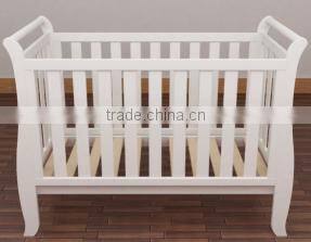solid beech wood round cot baby crib sheets