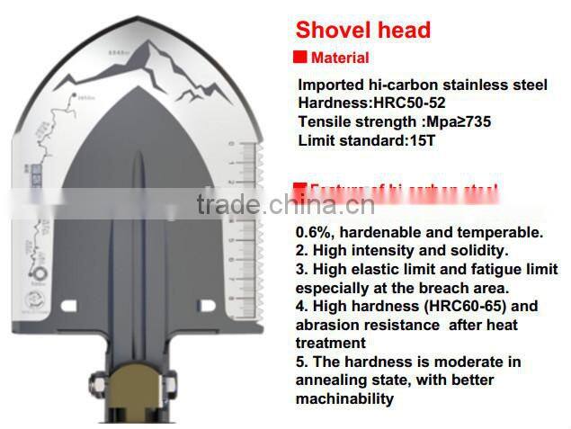 Multifunctional outdoor shovel EXS-4