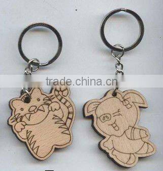 wooden keyring