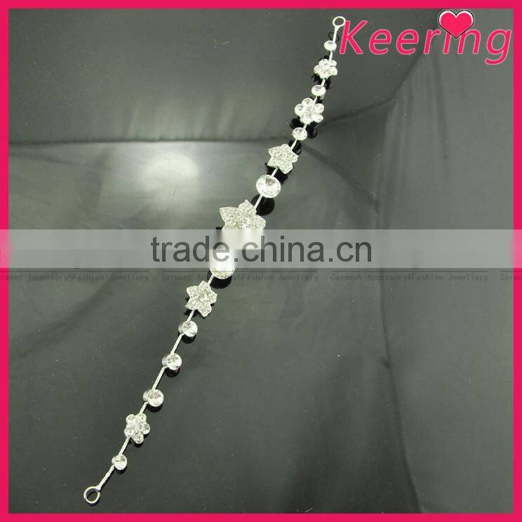 Hot sale fancy beads rhinestone wedding bridal hair accessories for women WHD-024