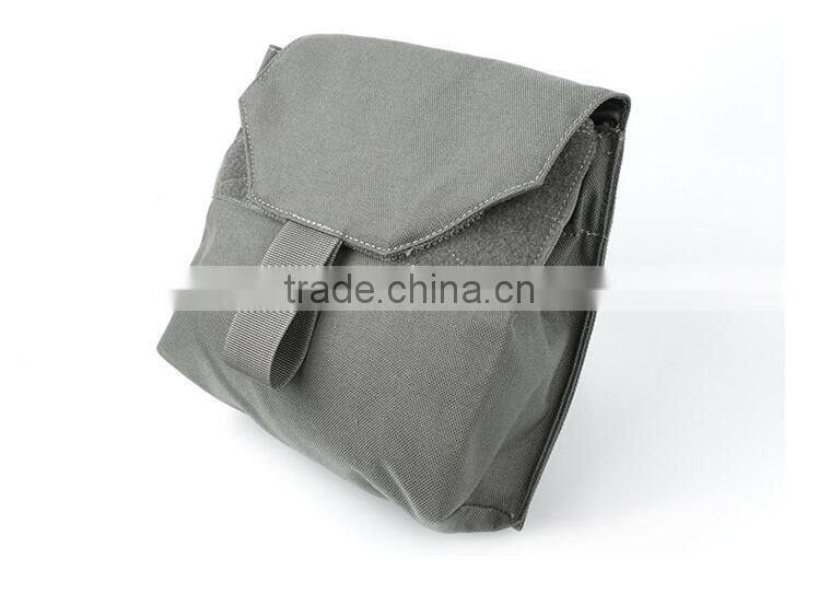 custom gray military tactical molle document small bag