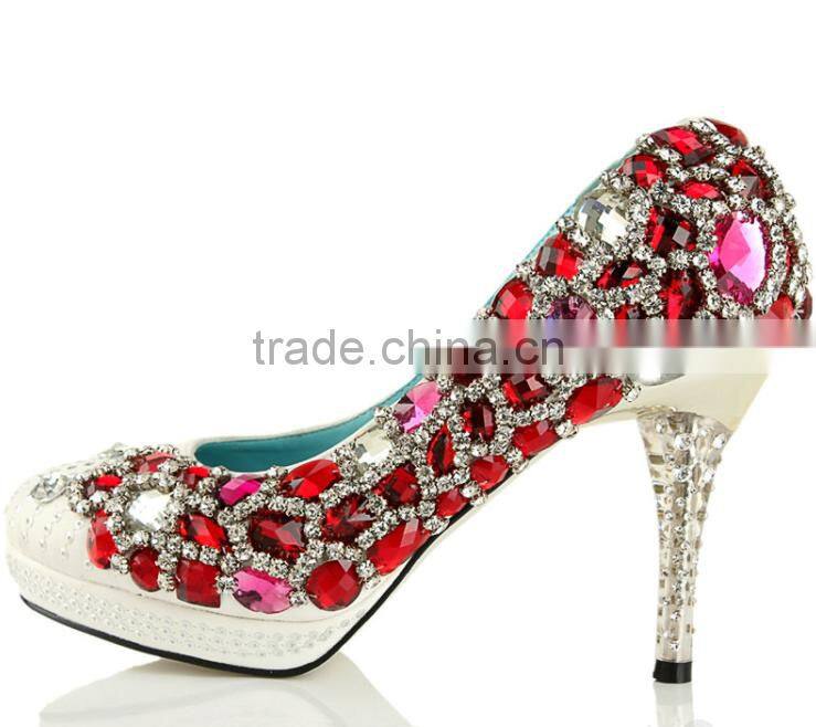 Festival red color square sew on k5 crystals,silver foiled stones for decoration