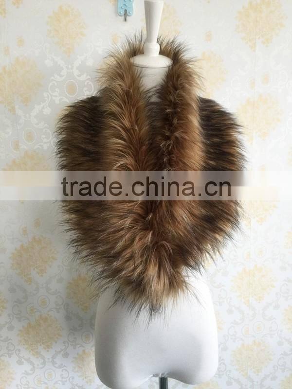 winter top sale and fashion warm lady faux fur decorative fake collar scarf