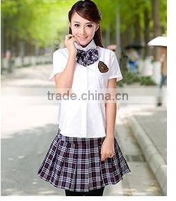 2016 Girls Sweater And Short Skirt For High School Uniform Designs