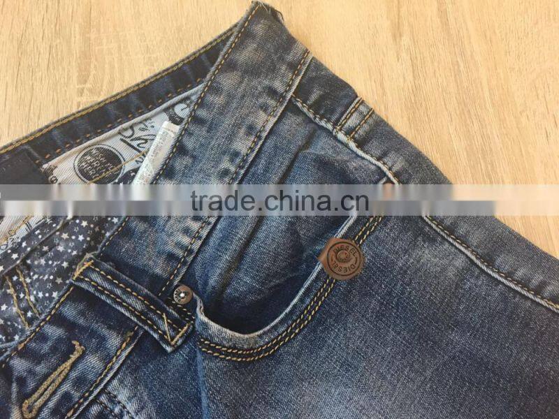 GZY Blue Simple Men Baggy Jeans For United States Wholesale Price Stock