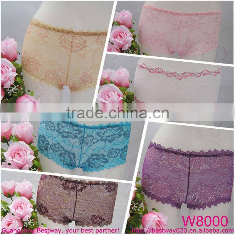 Womens sexy full transparent mix lace undergarment in apparel