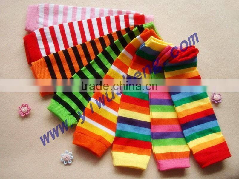 Wholesale rainbow leg warmers for kids