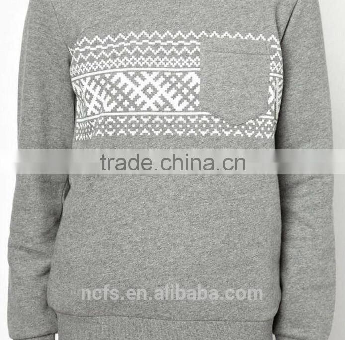 Autumn sweatshirt with pockets