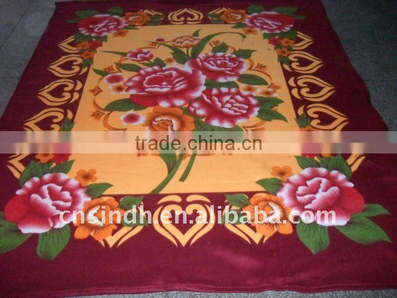 100% polyester fleece blanket