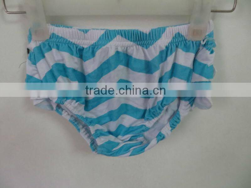 boutique cotton baby ruffle diaper cover bloomers wholesale baby chevron bloomes