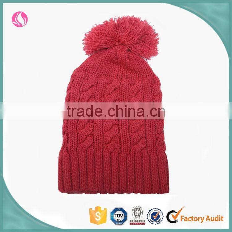 2017 Winter Ladies Fashion Clothing Winter Beanies Knitted Custom Beanie Hat