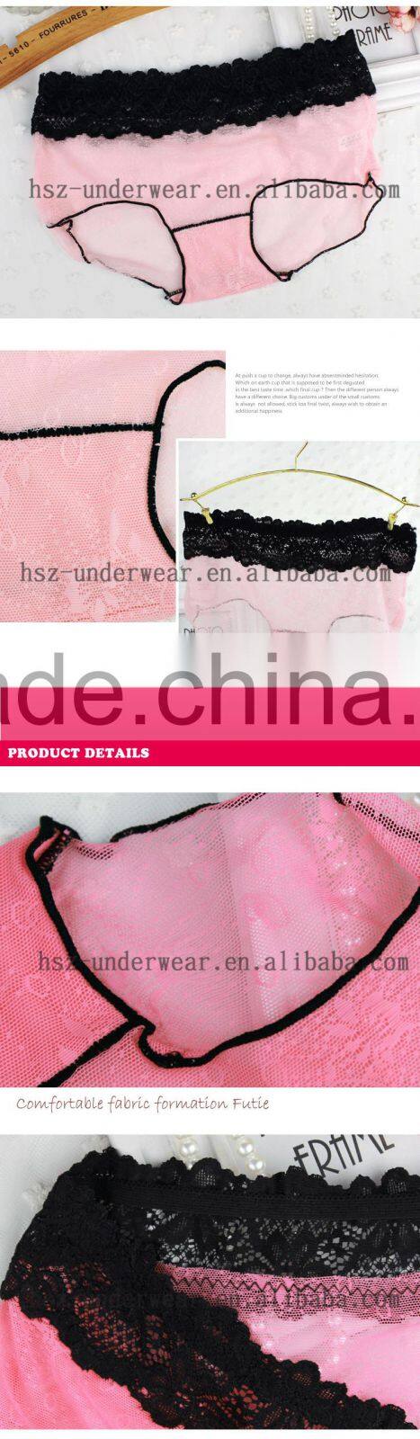 Hot sale 2015 wholesale ladies lace sexy high quality briefs mature ladies sexy underwear young girls transparent panties