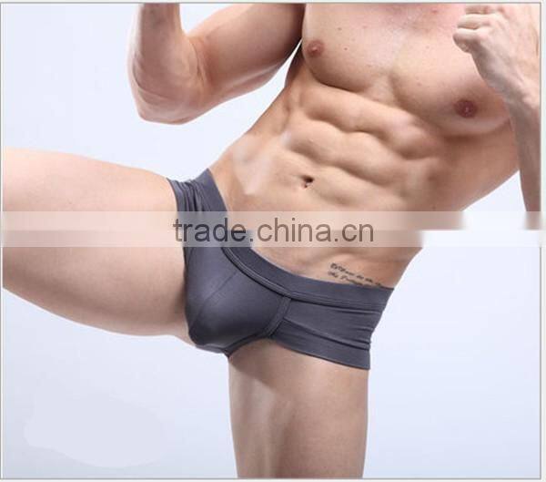Hot sale low moq. apparel of fun brand men's 3D U convex design sexy men briefs