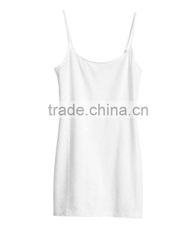 Ladies Long Knit Tank Top