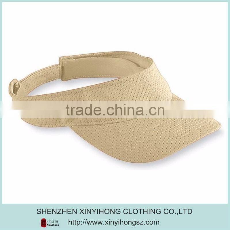 Wholesale Breathable Golf Visor ,High Quality Sport Visor With hook&loop