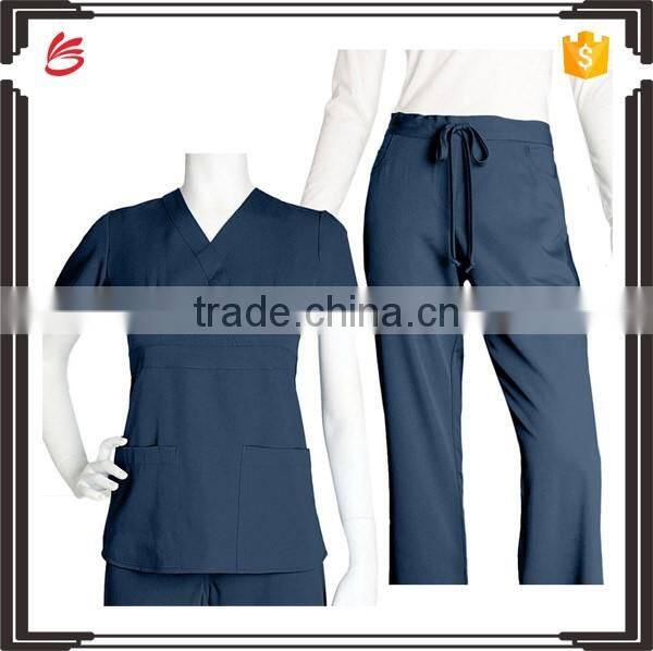 Fashionable medical scrub suit/scrub set/nurse hospital uniform designs