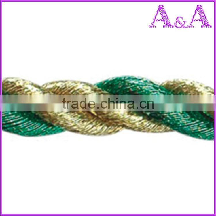 Expo International Yard Chainette Fringe Trim, 2-Inch,Yellow