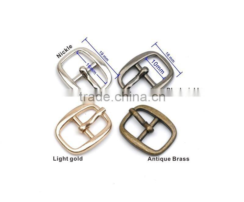 10mm small alloy metal shoe buckle watch buckle pin belt sandal buckle bags wallet buckle nickle,black,gold,bronze BK-007