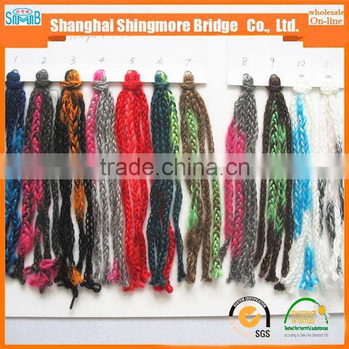 China tube yarn supplier hot wholesale fashion hollow yarn for knitting with factory price