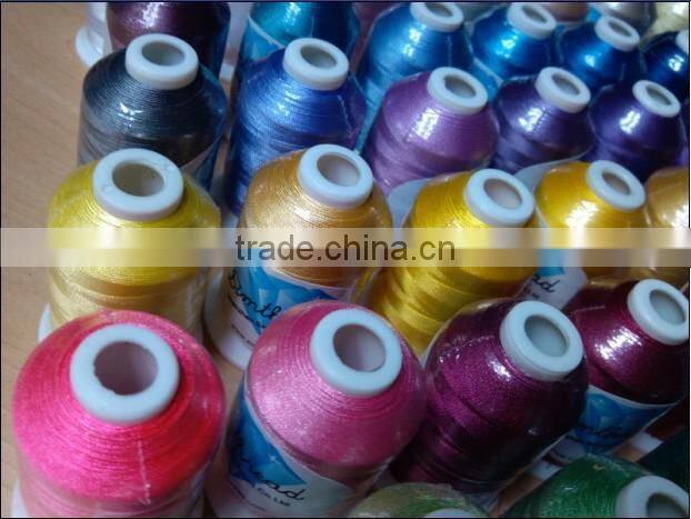 Polyester embroidery machine thread, home embroidery thread -- ideal for home machine and commercial thread