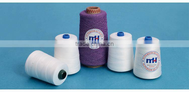 100% Spun polyester bag closing thread / bag sewing thread