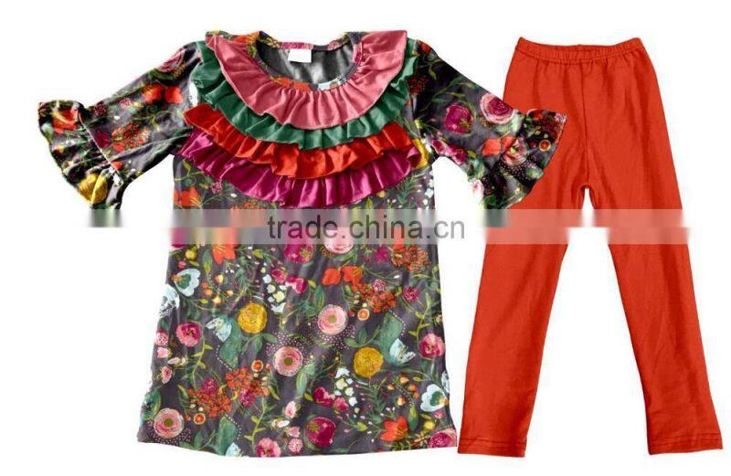 Boya Latest Smocked Children Clothing Wholesale Baby Girl Dresses Clothes Design