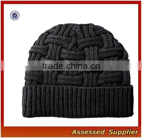 ZT-0088High Quality beanie hat and cap for men and women acrylic winter knitted beabie cap custom