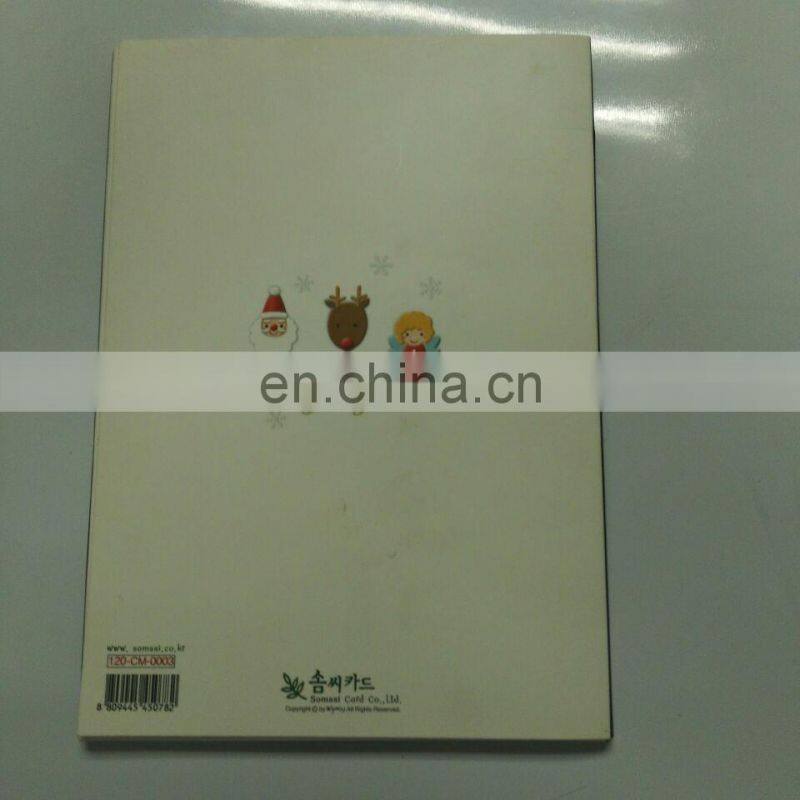 Custom best quailty 3d different shapes greeting cards with led light