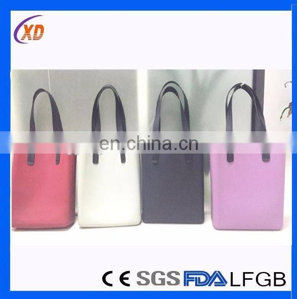 New design silicone bag for ladies/silicone handbag for ladies waterproof silicone bag