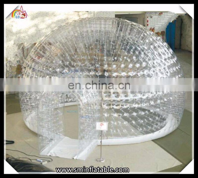 Promotion colorful inflatable cube rainbow camping tent for party /wedding